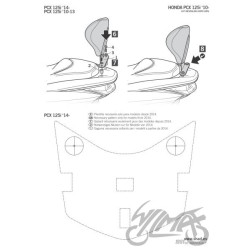OPARCIE PASAŻERA SHAD DO HONDA PCX 125 SREBRNE
