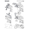 STELAŻ KUFRA BOCZNEGO 3P SHAD DO HONDA X-ADV