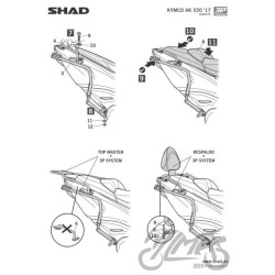 STELAŻ KUFRA BOCZNEGO 3P SHAD DO KYMCO AK550