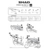 STELAŻ KUFRA TYŁ SHAD DO KYMCO AK550