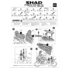 STELAŻ KUFRA TYŁ SHAD DO KYMCO CV3 550