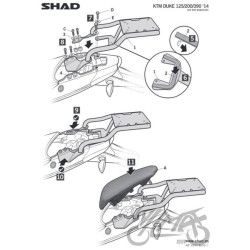 STELAŻ KUFRA TYŁ SHAD DO KTM DUKE