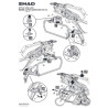 STELAŻ KUFRA BOCZNEGO 4P SHAD TERRA DO KTM 1290 SA