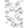 STELAŻ KUFRA BOCZNEGO 3P SHAD DO KAWASAKI Z900