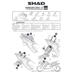 STELAŻ SAKW PÓŁSZTYWNYCH SHAD DO KAWASAKI Z 900 17