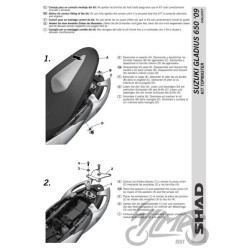 STELAŻ KUFRA TYŁ SHAD DO SUZUKI GLADIUS