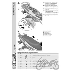 STELAŻ KUFRA TYŁ SHAD DO SUZUKI GS 500