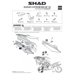 STELAŻ KUFRA TYŁ SHAD DO SUZUKI V-STROM 800 DE