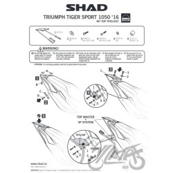 STELAŻ KUFRA TYŁ SHAD DO TRIUMPH SPORT 1050 17-18
