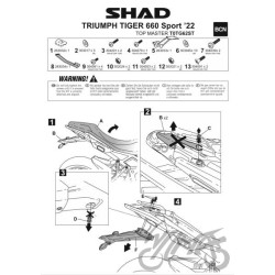 STELAŻ KUFRA TYŁ SHAD DO TRIUMPH TIGER 660