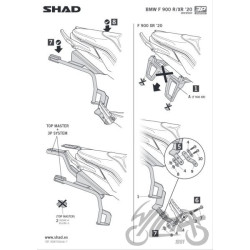 STELAŻ KUFRA BOCZNEGO 3P SHAD DO BMW F900 R/XR