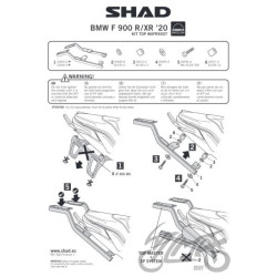STELAŻ KUFRA TYŁ SHAD DO BMW F900XR