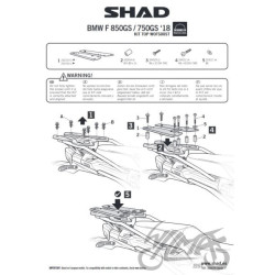 STELAŻ KUFRA TYŁ SHAD DO BMW F750GS F850GS 2018