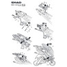 STELAŻ KUFRA BOCZNEGO 3P SHAD DO BMW S1000XR