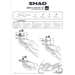 STELAŻ KUFRA TYŁ SHAD DO BMW S1000XR