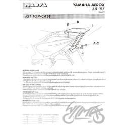 STELAŻ KUFRA TYŁ SHAD DO YAMAHA AEROX