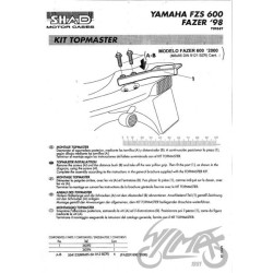 STELAŻ KUFRA TYŁ SHAD DO YAMAHA FAZER 600
