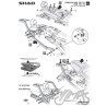 STELAŻ KUFRA TYŁ SHAD DO YAMAHA XSR 125