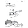STELAŻ KUFRA TYŁ SHAD DO YAMAHA MAJESTY S 125