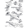 STELAŻ KUFRA TYŁ SHAD DO YAMAHA MT 03