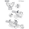 STELAŻ KUFRA TYŁ SHAD DO YAMAHA N MAX 125i 2015