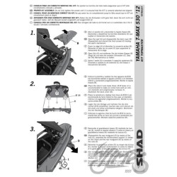 STELAŻ KUFRA TYŁ SHAD DO YAMAHA T-MAX 530