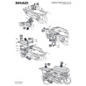 STELAŻ KUFRA TYŁ SHAD DO YAMAHA TRACER 9/GT