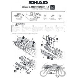 STELAŻ DO SAKW PÓŁSZTYWNYCH SHAD DO YAMAHA TRACER