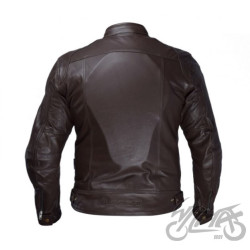KURTKA SKÓRZANA BACK FIELD LEOSHI BRĄZOWA 3XL