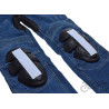 SPODNIE FASTER JEANS BLUE LEOSHI ROZM.36