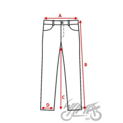 SPODNIE MOTOCYKLOWE LEOSHI JEANS BLUE ROZM.30
