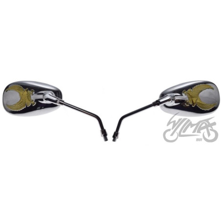 LUSTERKO CHROM ORZEŁ M10 MP203