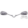 LUSTERKO OWAL CHROM Z KONCÓWKĄ M10 MP316