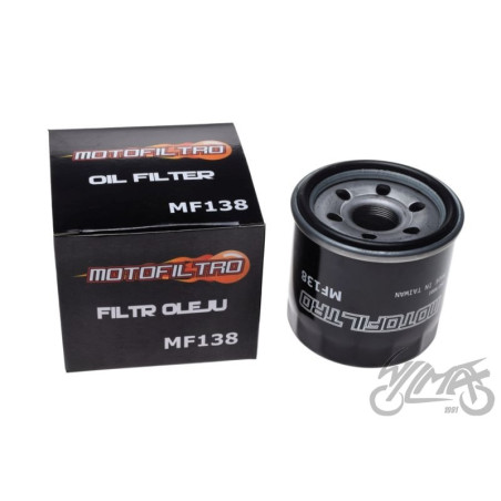 FILTR OLEJU MF138 (HF138) MOTOFILTRO 16510-06B00