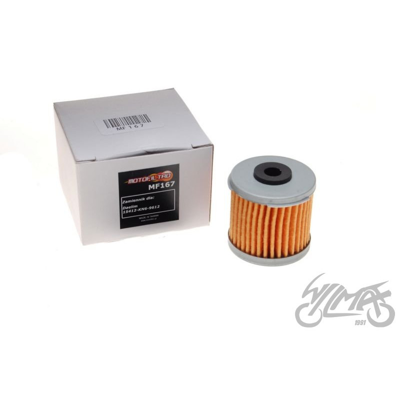 FILTR OLEJU MF167 (HF167)MOTOFILTRO 15412-KN6-9612