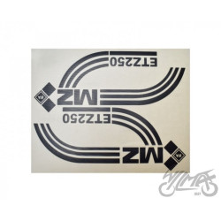 NAKLEJKA MZ ETZ 250 STARY TYP KPL