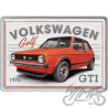 POCZTÓWKA 14X10cm VW GOLF GTI 10340