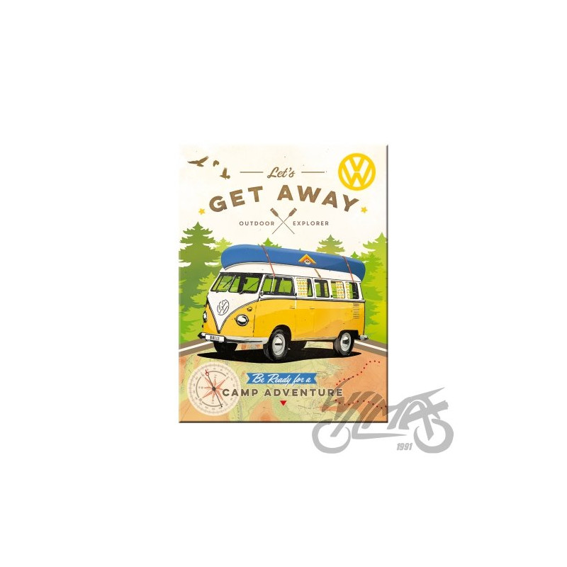 MAGNES VW BULLI LET GET AWAY 14330