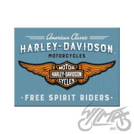 MAGNES HARLEY-DAVIDSON LOGO BLUE 14375