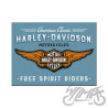 MAGNES HARLEY-DAVIDSON LOGO BLUE 14375