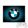 MAGNES BMW LOGO BLUE SHINE 14385