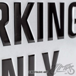 TABLICA PLAKAT 20x30 BMW PARKING ONLY 22241