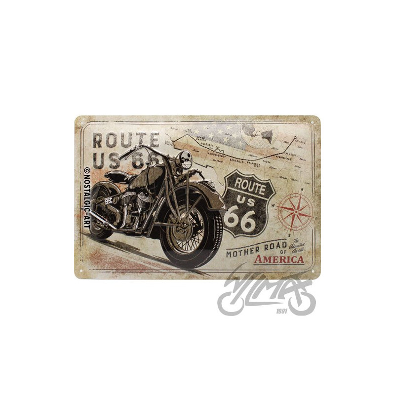 TABLICA PLAKAT 20x30 ROUTE 66 22279