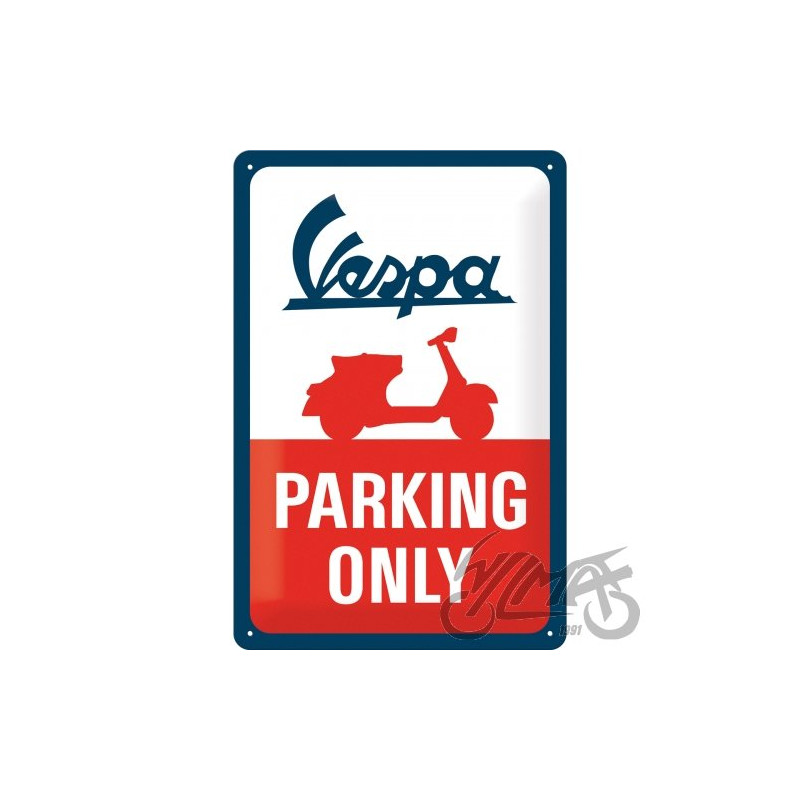 TABLICA PLAKAT 20x30 VESPA PARKING ONLY 22282