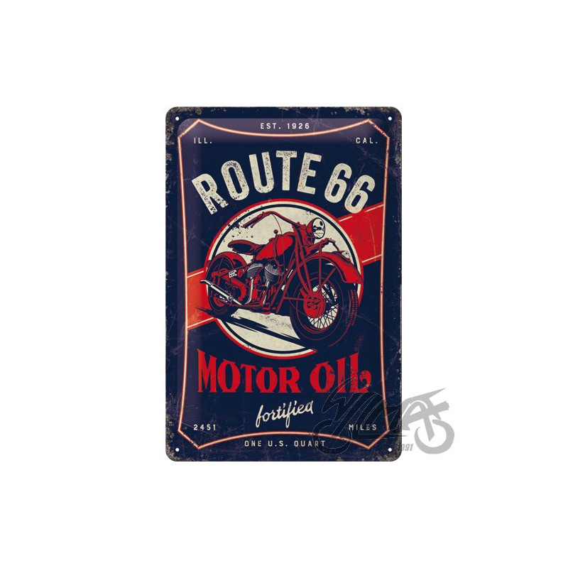 TABLICA PLAKAT 20x30 ROUTE 66 MOTOR OIL 22315