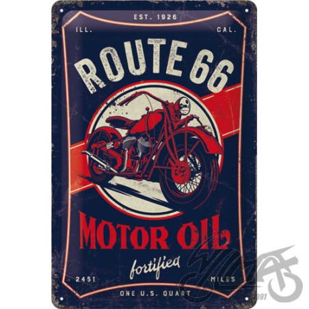 TABLICA PLAKAT 20x30 ROUTE 66 MOTOR OIL 22315