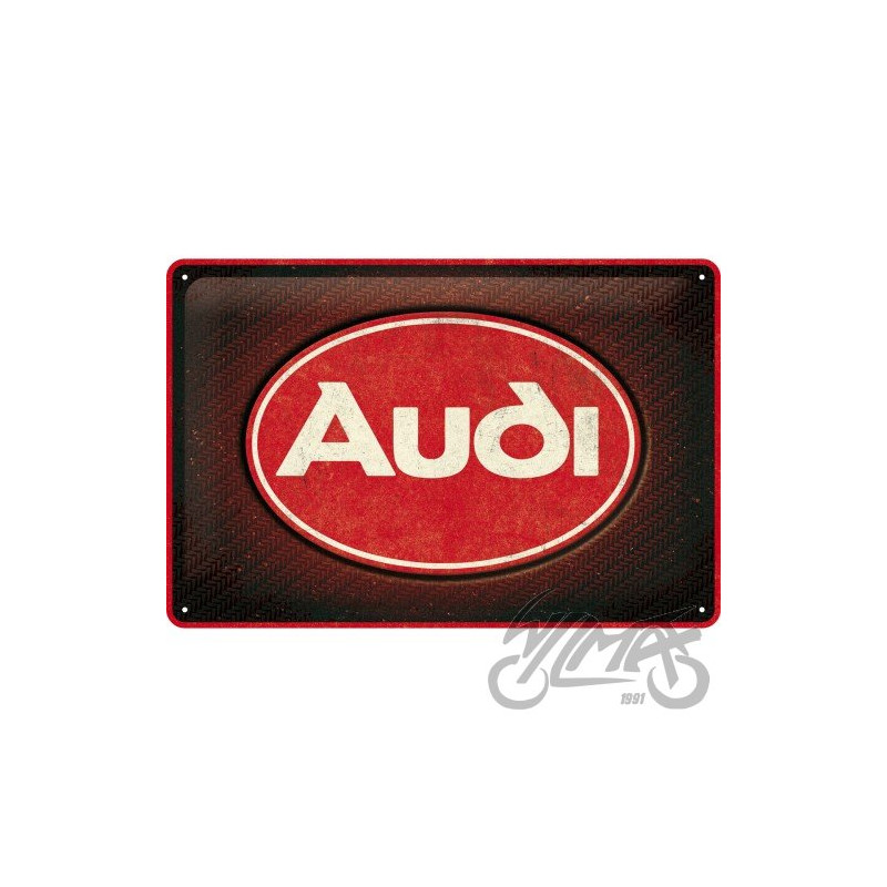 TABLICA PLAKAT 20x30 AUDI RED SHINE22326