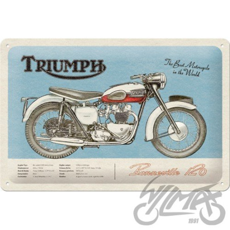 TABLICA PLAKAT 20x30 TRIUMPH BONNEVILLE 22332