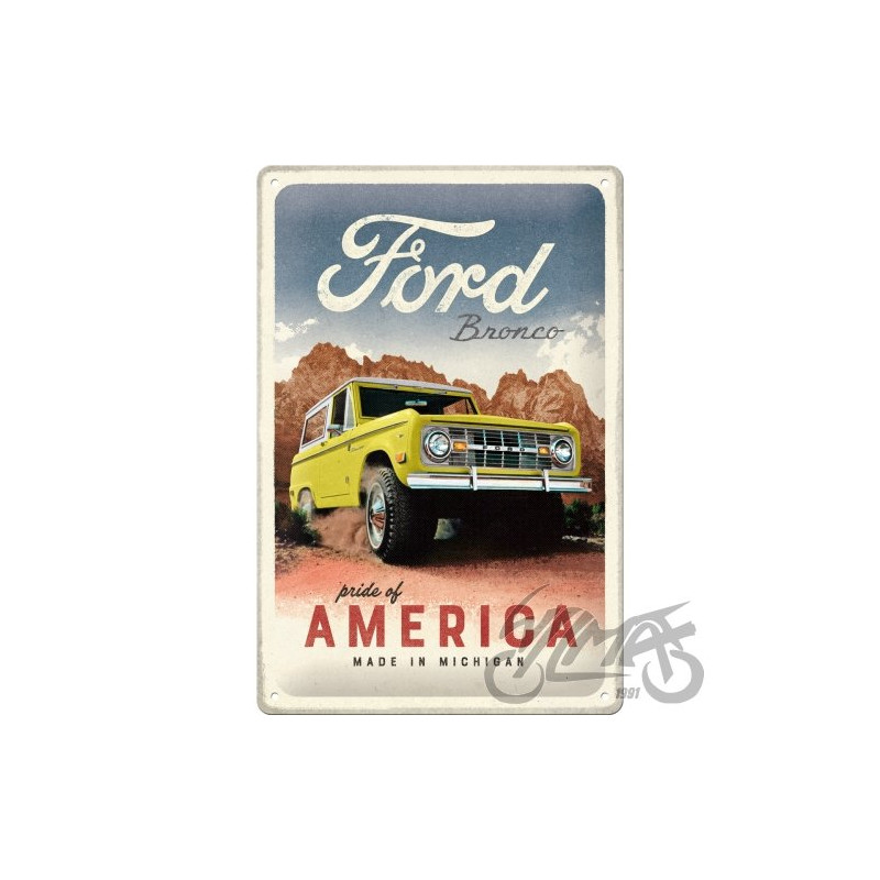 TABLICA PLAKAT 20x30 FORD BRONCO AMERICA 22367
