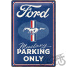 TABLICA PLAKAT 20x30 FORD MUSTANG PARKING 22398
